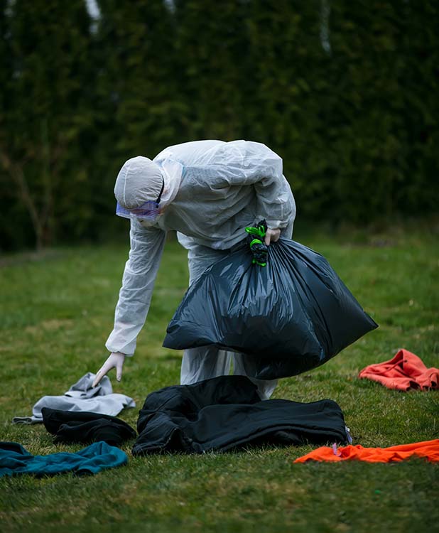 Cleaning Contaminated Material